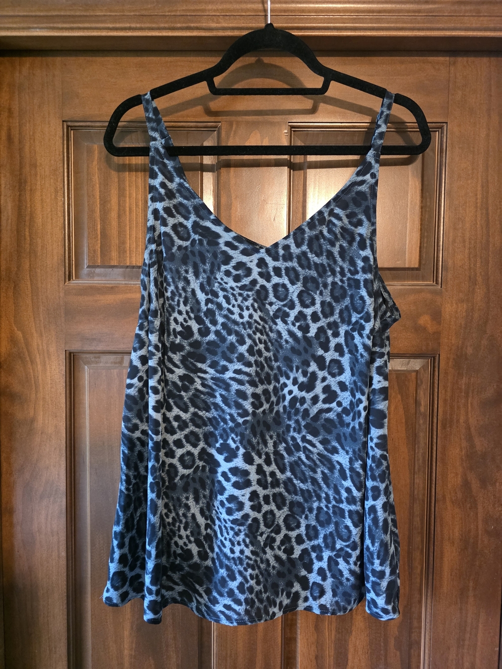 Torrid Blue Leopard Print Tanktop
